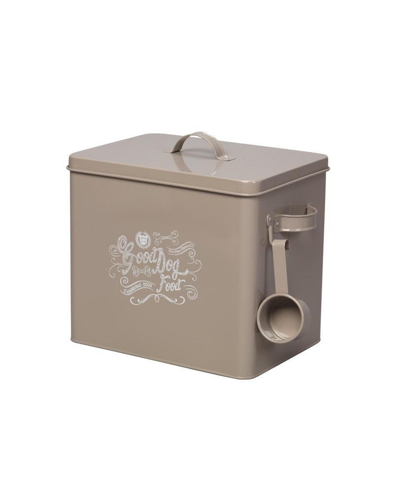Food Storage Tin House of Paws Large (w/ scoop) 