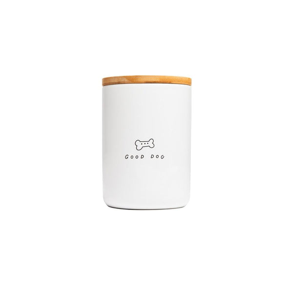 Doggie store treat jar